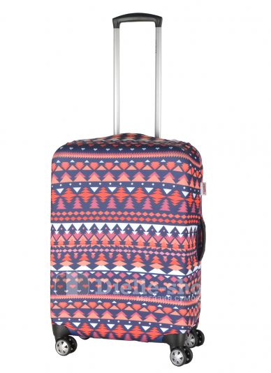 Чехол для чемодана средний Pilgrim LCS370 M Red, White, Purple Pattern