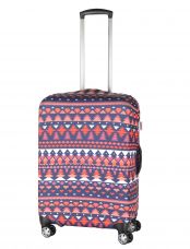Чехол для чемодана средний Pilgrim LCS370 M Red, White, Purple Pattern
