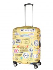 Чехол для чемодана средний Pilgrim LCS330 M Yellow Stickers